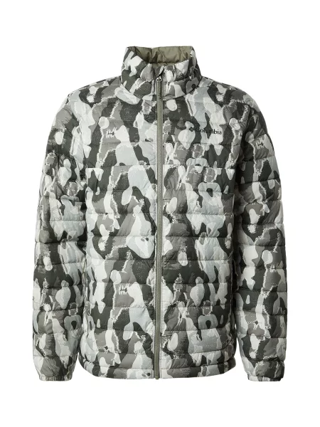 COLUMBIA Geacă outdoor Powder Lite II verde pastel / verde închis alb