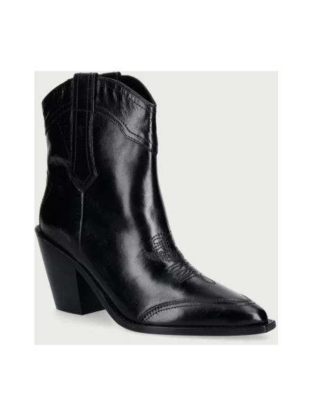 Botki Zadig & Voltaire skórzane czarne