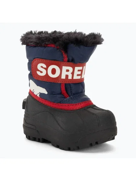 Детски ботуши за сняг Sorel Snow Commander nocturnal/sail red червено