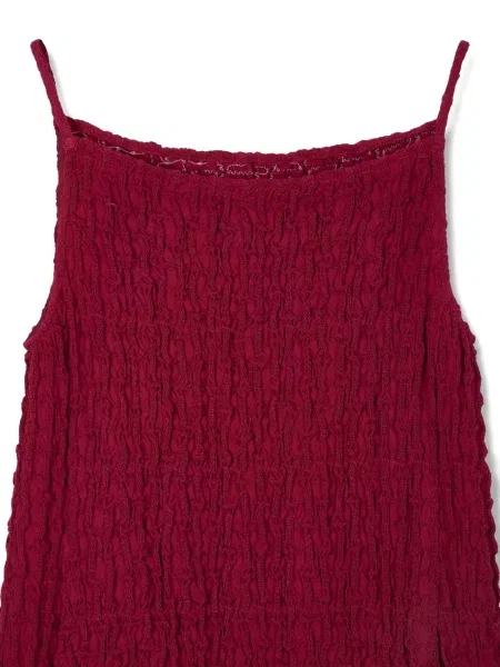 Rochie midi Tomboy cu legături roșu