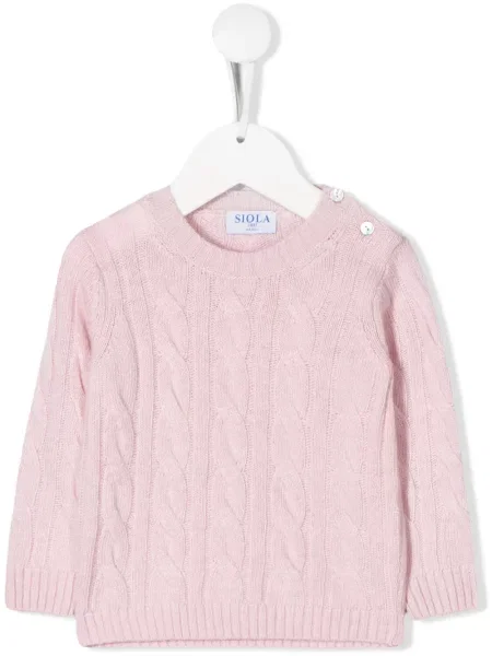 Sweter dziecięcy Siola różowy