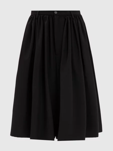 Кюлоти з вовною Maison Margiela Mm6 чорні