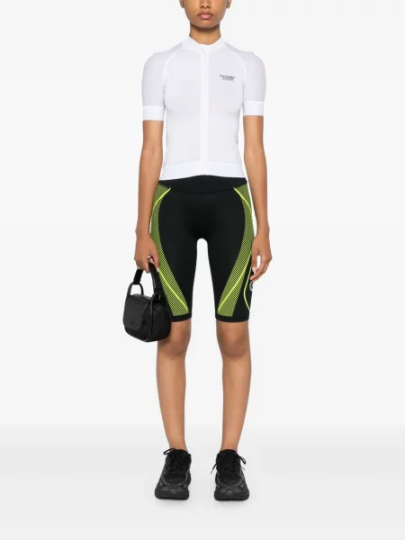 Raštuotos baikeris šortai Adidas By Stella Mccartney juoda