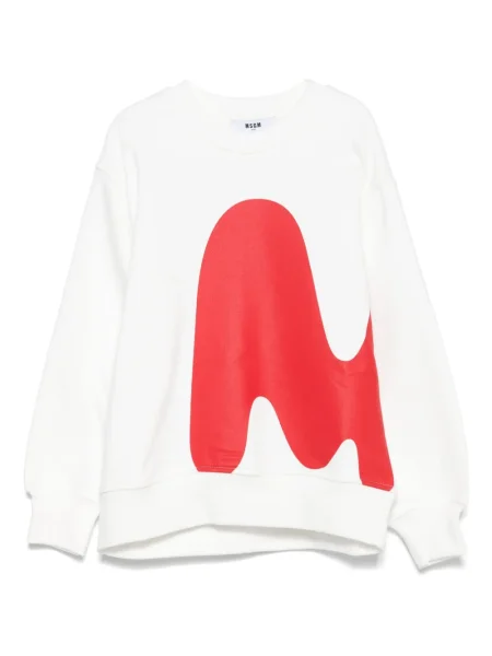 Bluza dziecięca Msgm biała