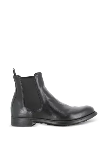 Botine Officine Creative din piele negru