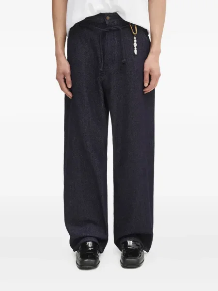 Blugi Darkpark cu perle albastru