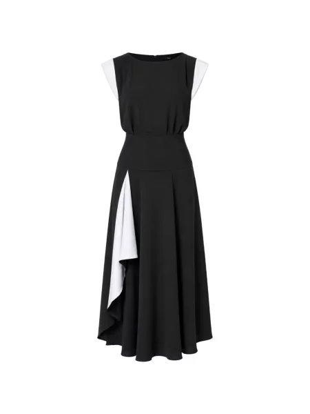 Rochie midi Karl Lagerfeld drapată negru