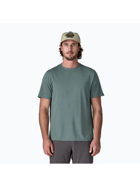 Tricou pentru bărbați Patagonia Capilene Cool Ultra blue sage/light blue sage x-dye albastru