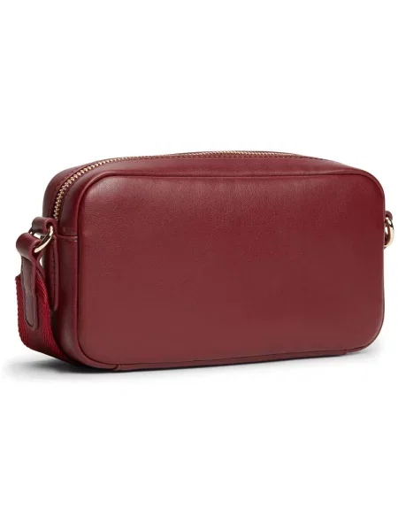 TOMMY HILFIGER Taška cez rameno ESSENTIAL gaštanová