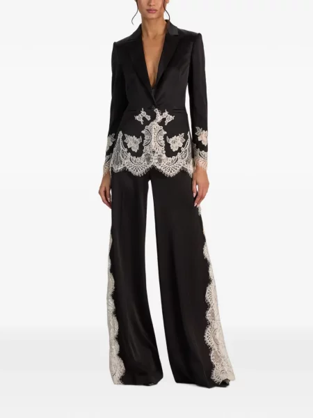 Blejzer Alice + Olivia s čipkom crna