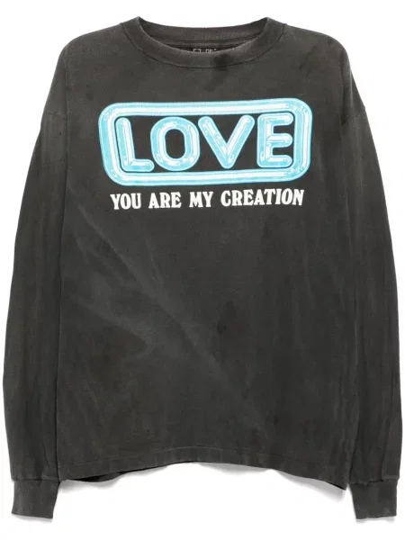 Tricou Saint Mxxxxxx lung gri
