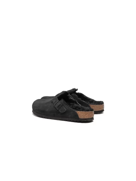 Papucs Birkenstock Boston Vl/Sheraling fekete