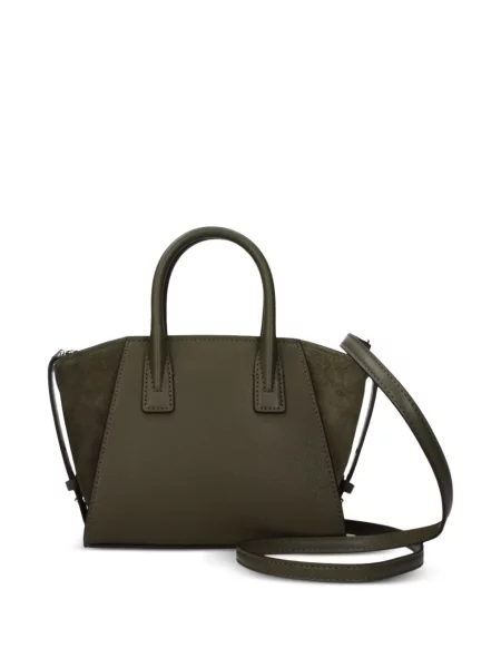 Szarvasbőr shopper táska Michael Kors zöld