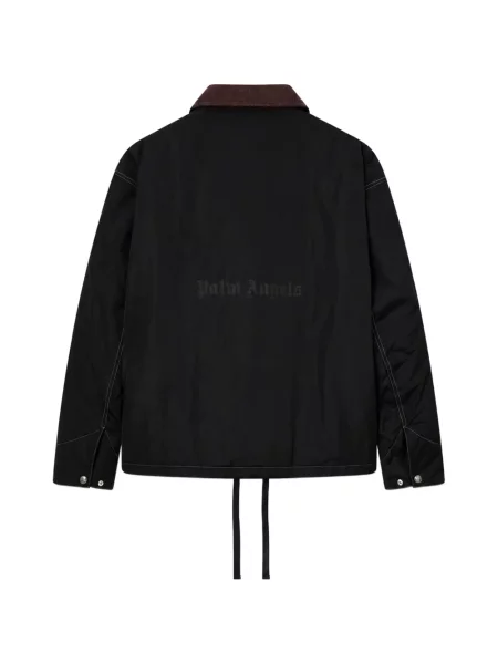 Gulerat geacă Palm Angels cu imagine negru