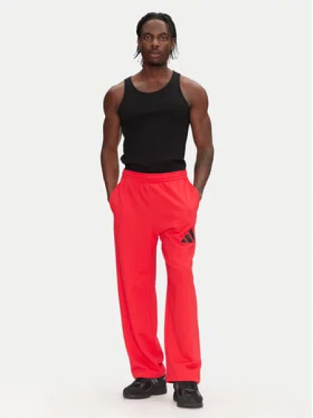 Adidas Teplákové kalhoty Essentials červená