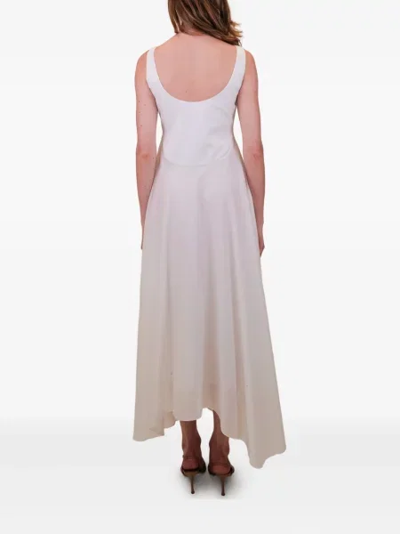 Rochie maxi Azeeza de costum alb
