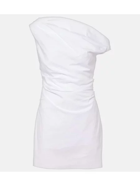 Rochie Staud drapată alb