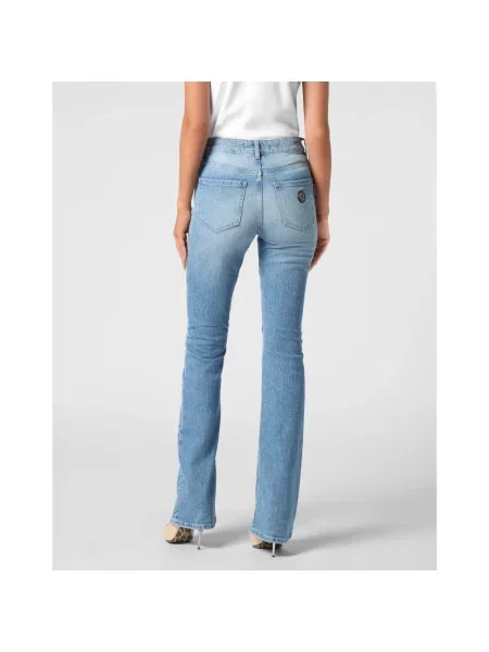 Spodnie Philipp Plein niebieskie