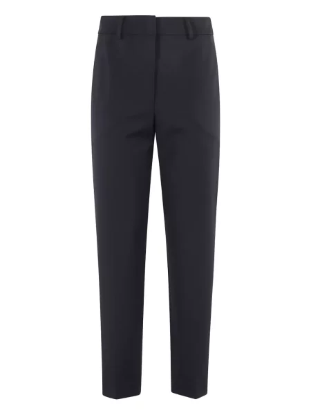 Pantaloni Seventy fără toc albastru