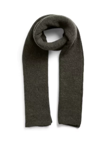 PIECES Fular închis gri