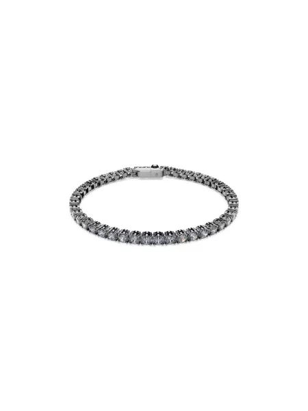 Bransoletka Swarovski do tenisa czarna