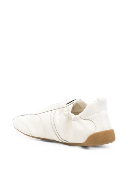 Sneakerși Chloé din piele alb