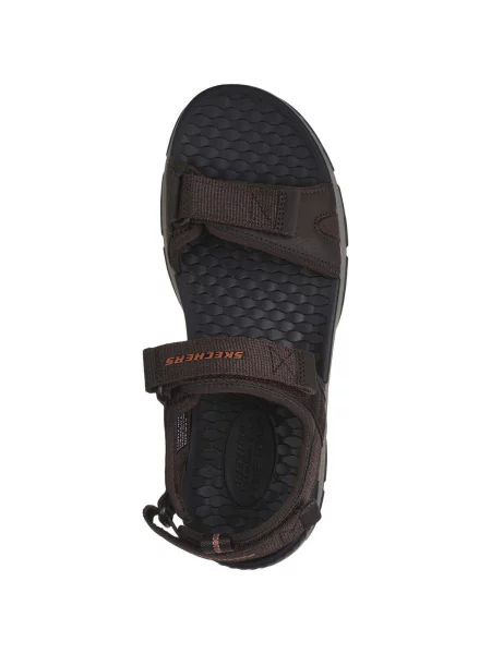 Pánske sandále SKECHERS Tresmen Ryer chocolate hnedá