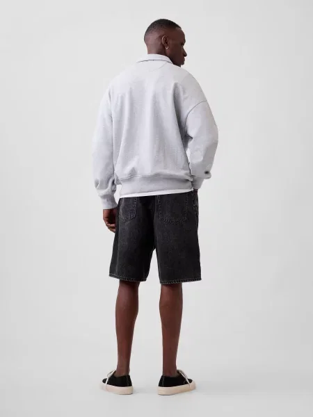 Pantaloni scurți din denim Gap negru