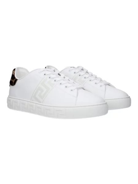Sneakersy Versace skórzane białe