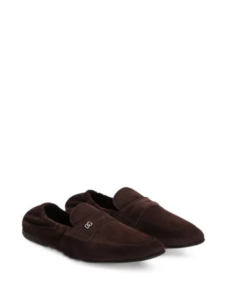 Papuci de casă Dolce & Gabbana maro