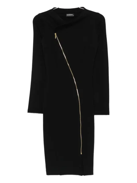 Rochie midi Roserry până la genunchi de costum negru