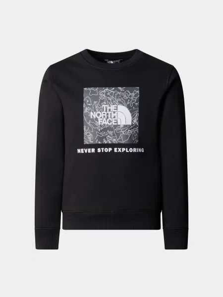 Дитячий Світшот The North Face Redbox Crew чорний