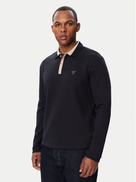 Guess Polo marškinėliai Tamsiai mėlyna