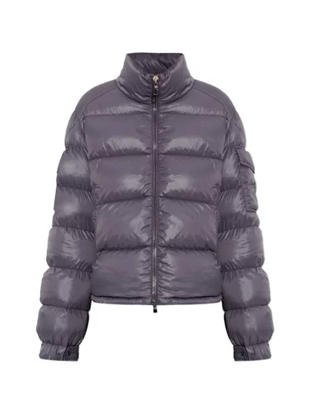 Matlasat geacă cu puf Moncler violet