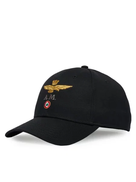 Aeronautica Militare Kapa s šiltom črna