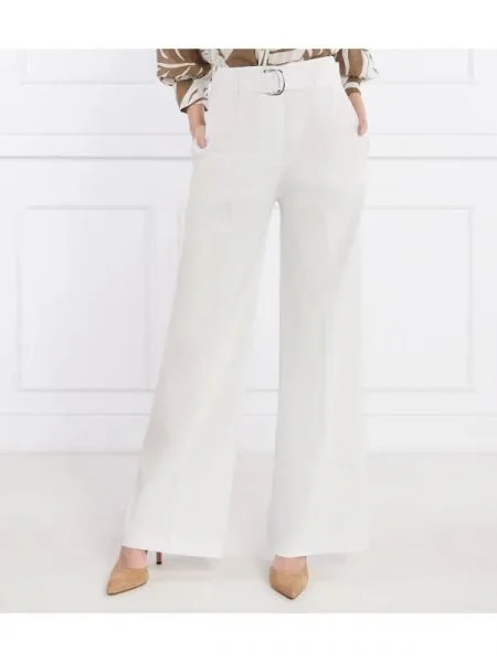 BOSS BLACK De in pantaloni Tasena | Comfort fit alb