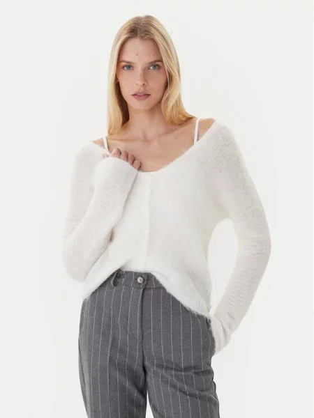 Calvin Klein Pletena jopica bela