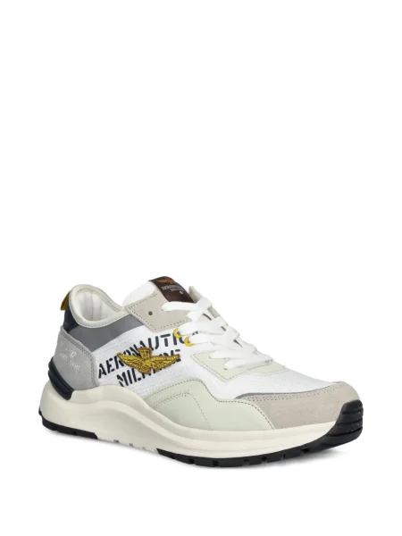 Sneakers Aeronautica Militare με κέντημα με κορδόνια με δαντέλα