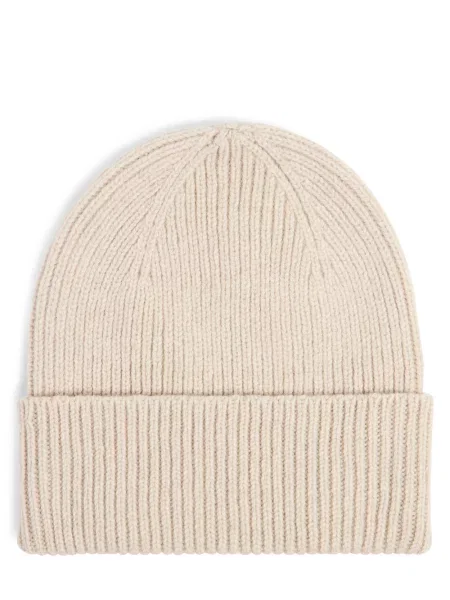 Colorful Standard czapka z wełny merynosów Mężczyźni Wełna merino jednolity ONE SIZE beżowy