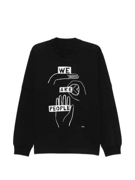 Tricou Sacai cu imagine negru