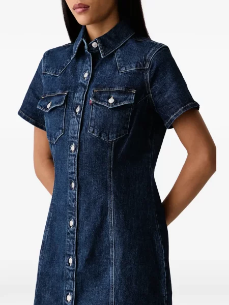 Scurt hanorac Levi's® evazat albastru