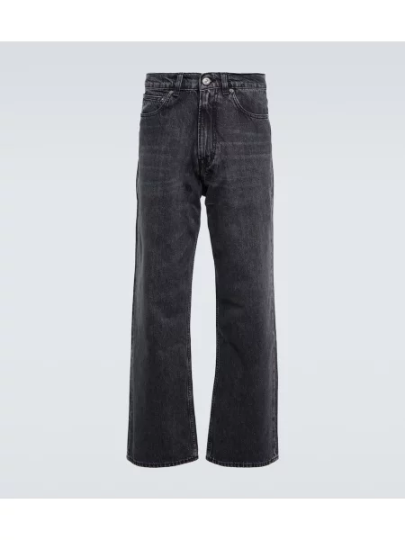 Široke kavbojke Our Legacy siva