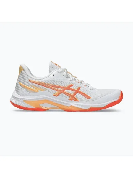 Дамски обувки за волейбол ASICS Netburner Ballistic FF 4 white/vivid coral бяло