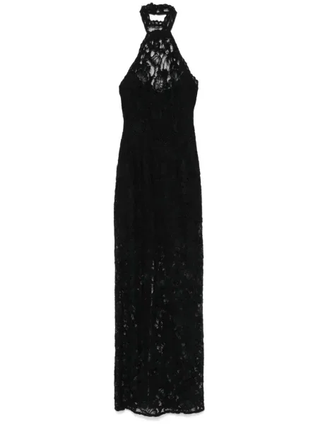 Rochie maxi Manuri de costum negru