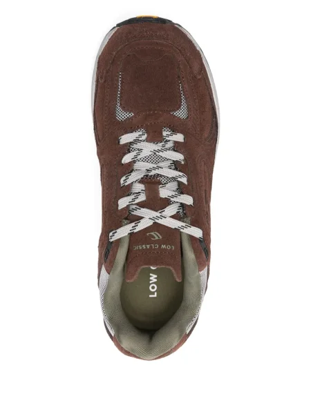 Sneakerși Low Classic din piele de căprioară maro