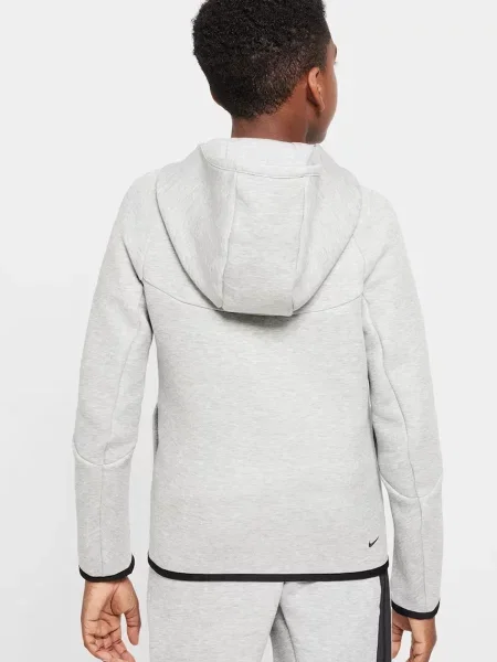 Суичър с качулка Nike сиво