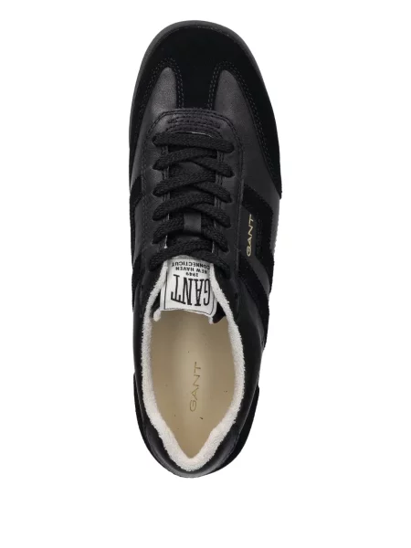 Δερμάτινα sneakers Gant μαύρο