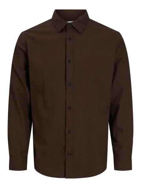 JACK & JONES Cămașă JJEFIELD ciocolatiu