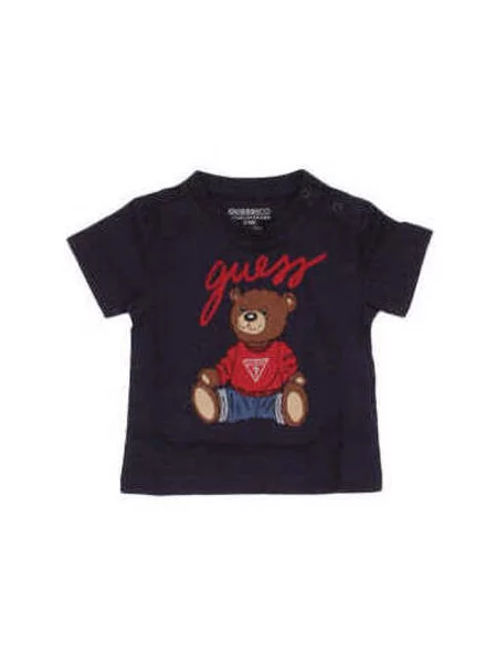 Guess T-shirt Tamnoplava plava