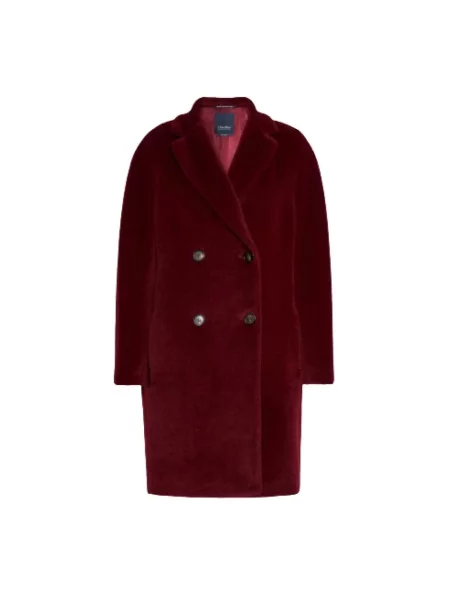 Płaszcz Max Mara wełniany czerwony